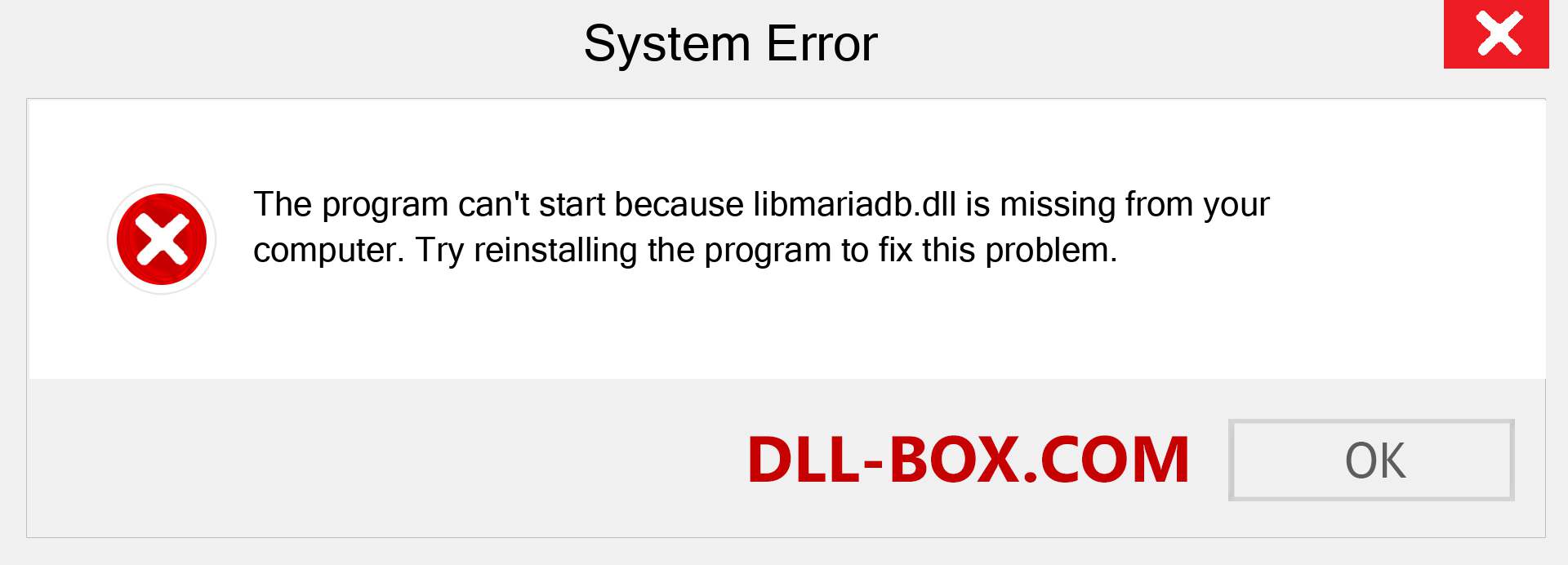  libmariadb.dll file is missing?. Download for Windows 7, 8, 10 - Fix  libmariadb dll Missing Error on Windows, photos, images